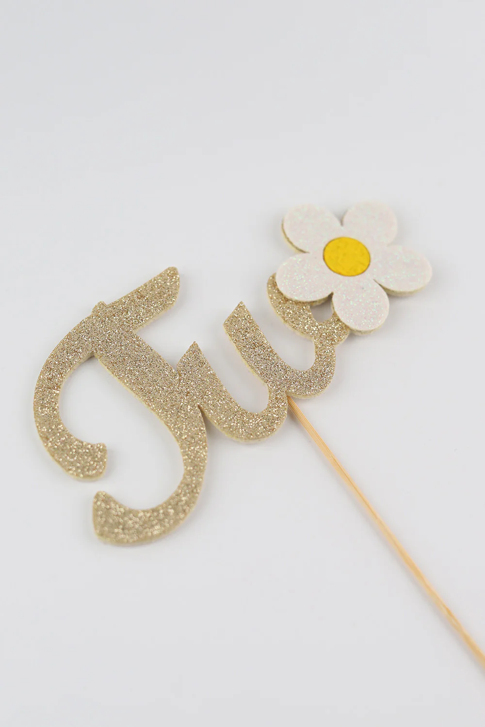 Altın  Two Papatya Pasta Süsü - Image 2