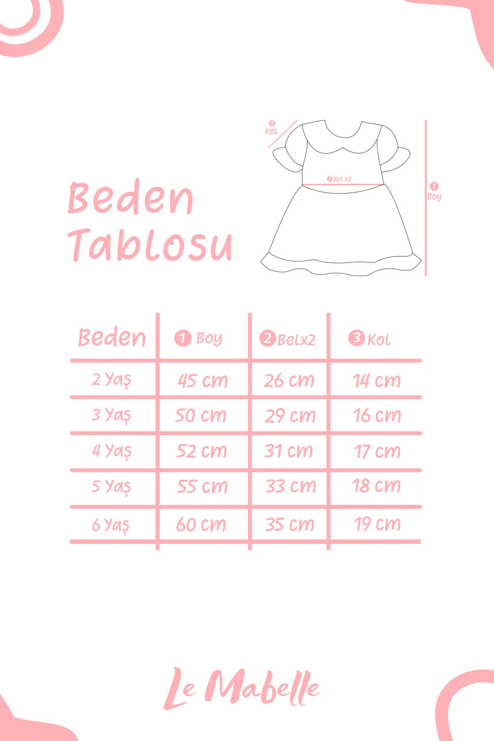Beyaz  Bebe Yakalı Fisto Kız Çocuk Elbise - Greta - Image 6