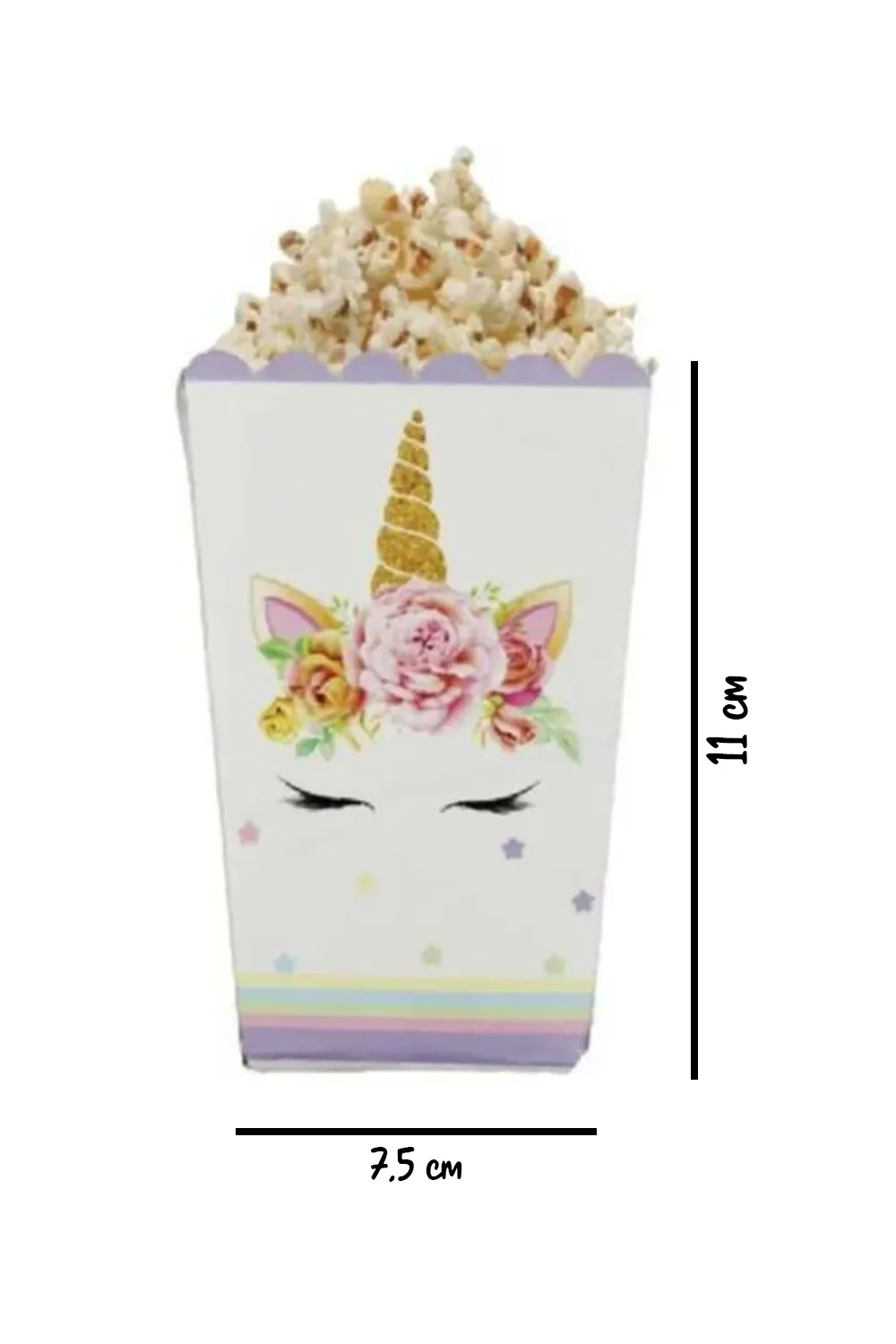 Beyaz  Unicorn Detaylı 8'li Mısır Kutusu - Image 3