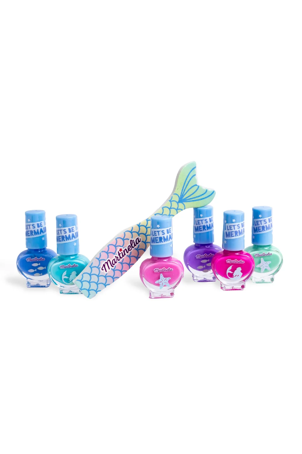 Çok Renkli Let's Be Mermaids 6'lı Kız Çocuk Tırnak Seti - Image 2