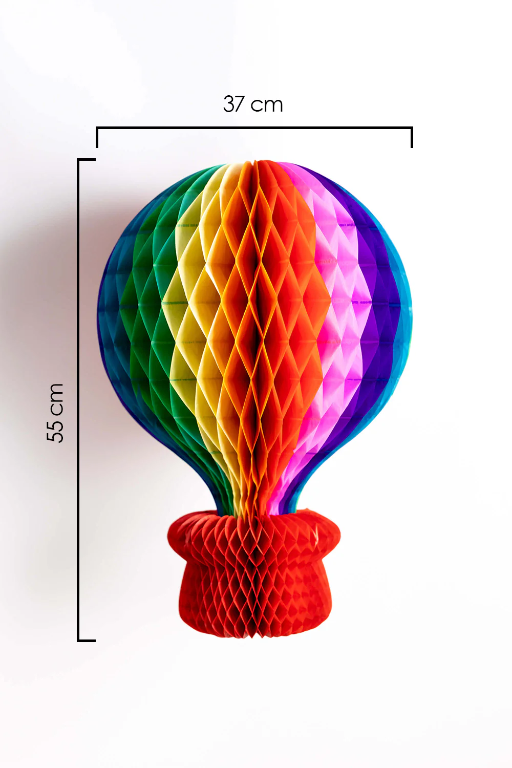 Çok Renkli  Petek Hava Balonu Süsü - Image 2
