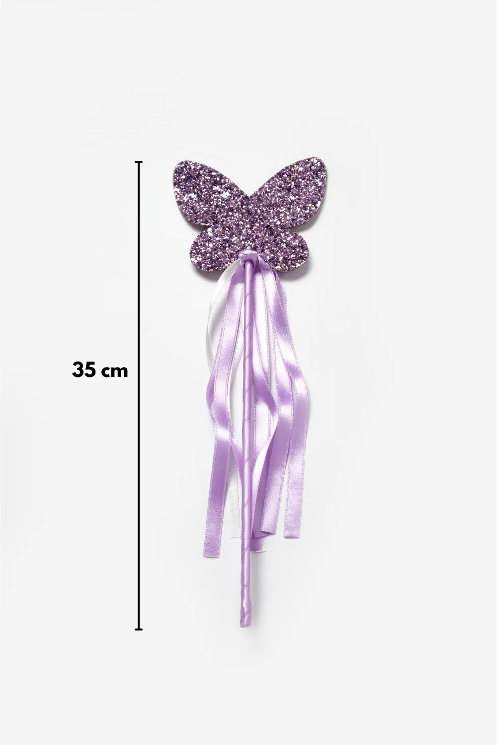 Lila Kelebek Figürlü Püsküllü Parti Asası - Image 3