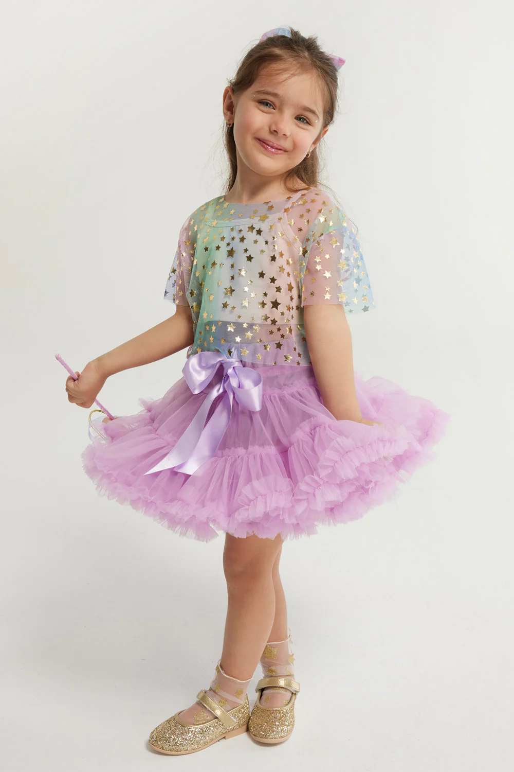 Lila Kız Çocuk Tütü Etek - Bonita - Image 3