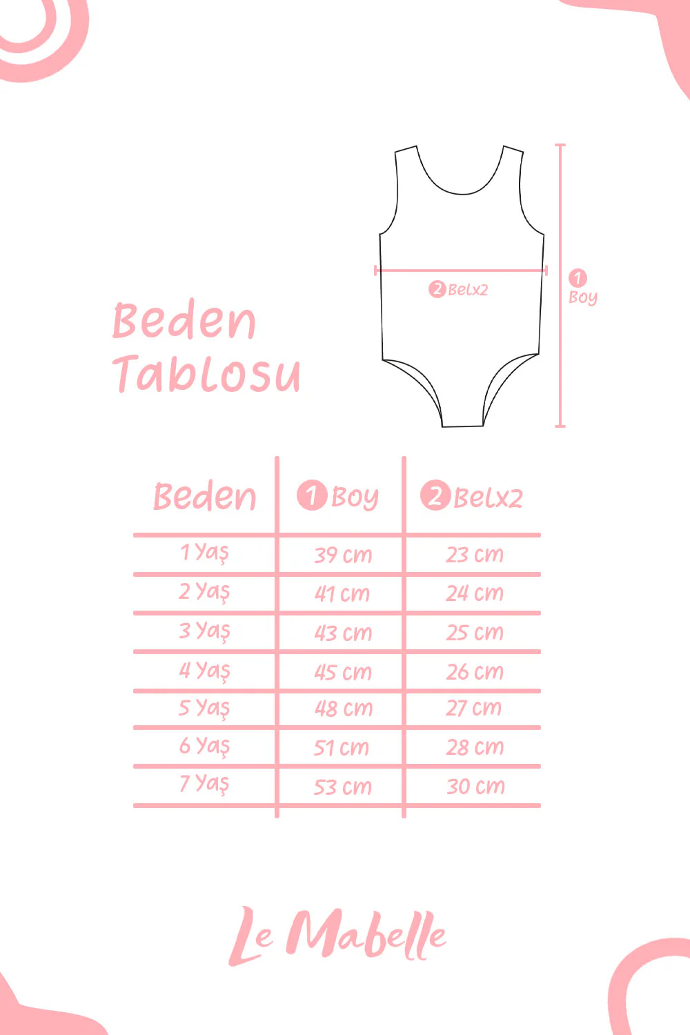 Mavi Desenli Kız Çocuk Mayo - Image 4
