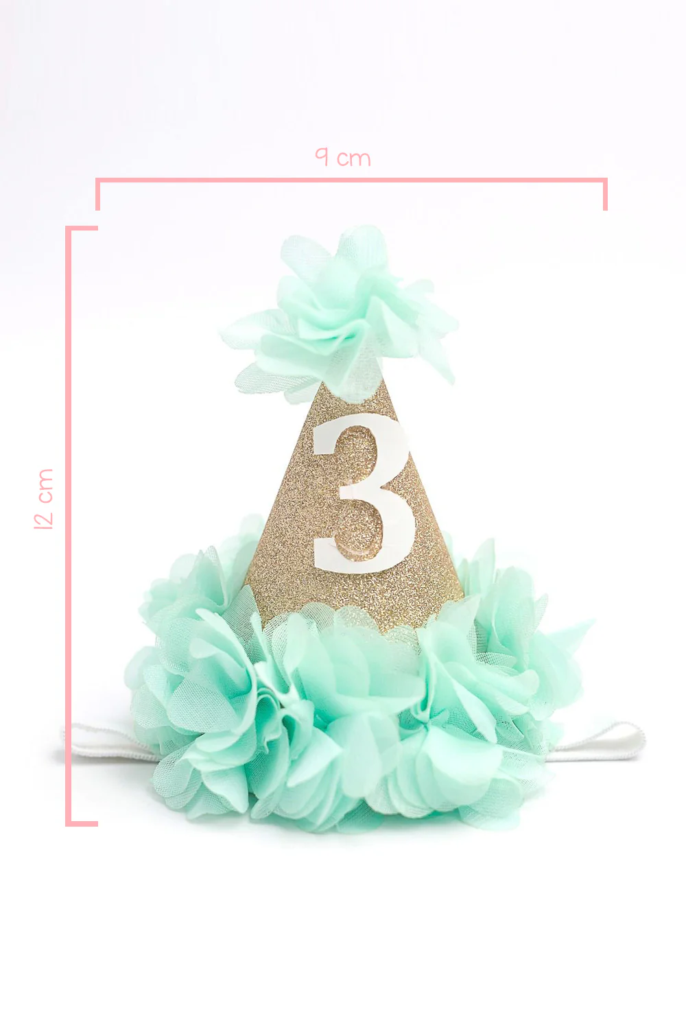 Mint  3 Yaş Huni Doğum Günü Tacı - Image 2