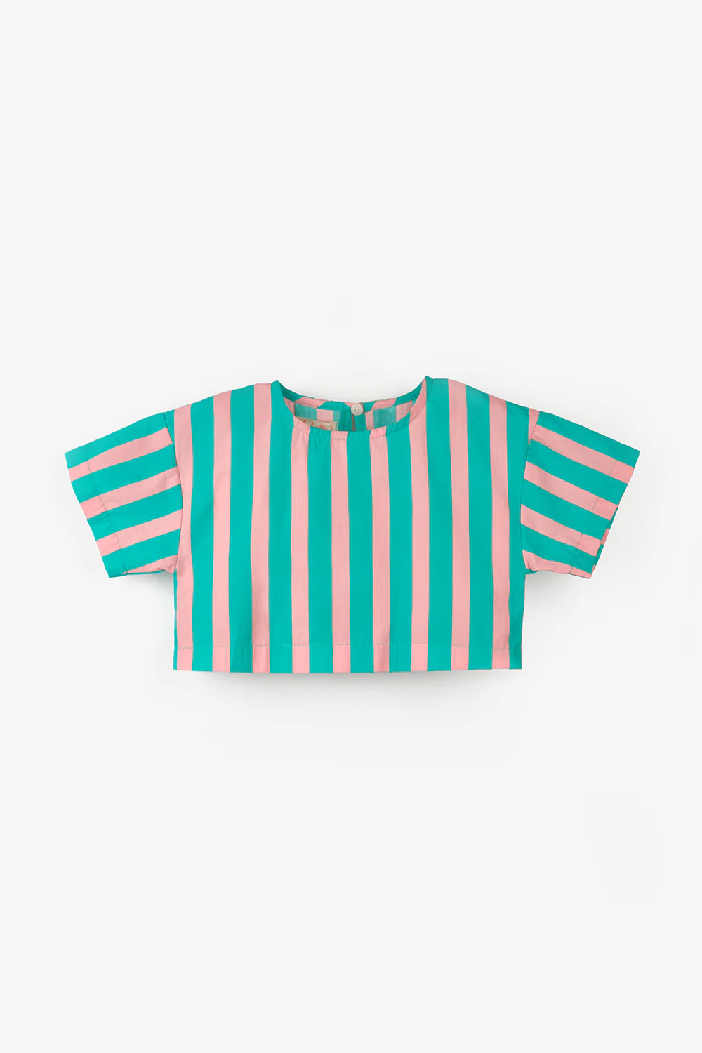 Mint Çizgili Kız Çocuk Crop Etek İkili Takım - Cora - Image 5