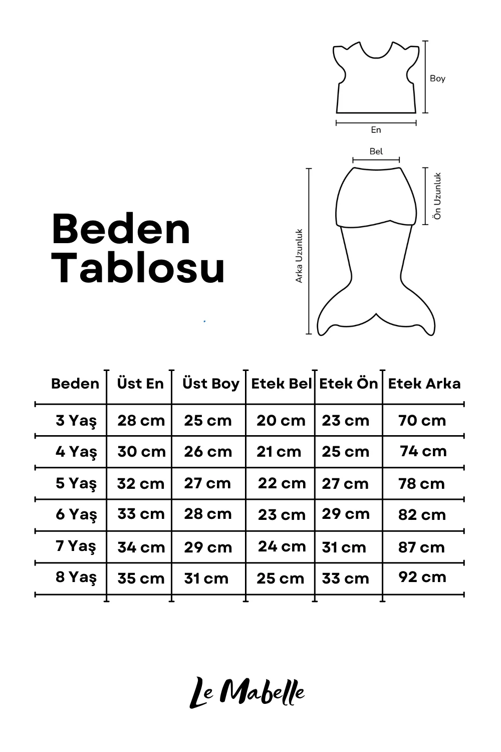 Mint  Deniz Kızı Etekli Kız Çocuk İkili Takım - Liliana - Image 7