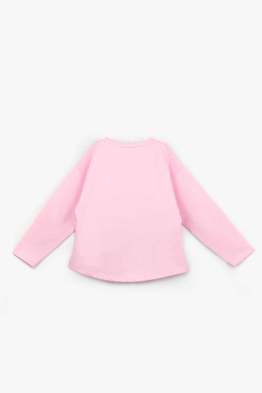 Pembe 5 Fiyonklu Kız Çocuk Tişört - Image 3
