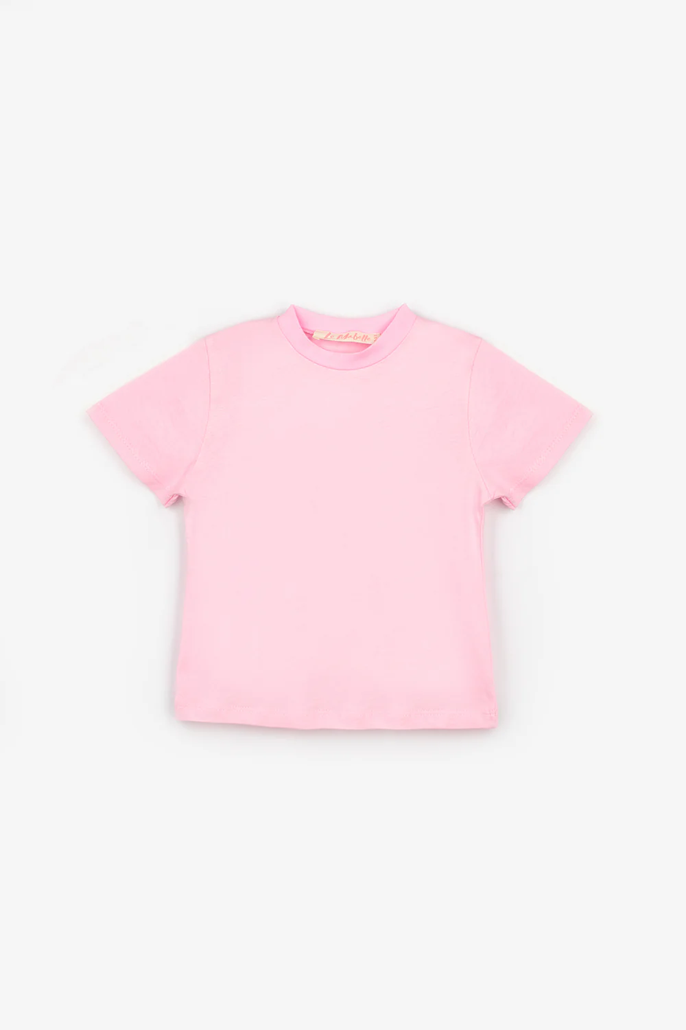 Pembe Beyaz Penye 2'li Basic Tişört Paketi - Image 2
