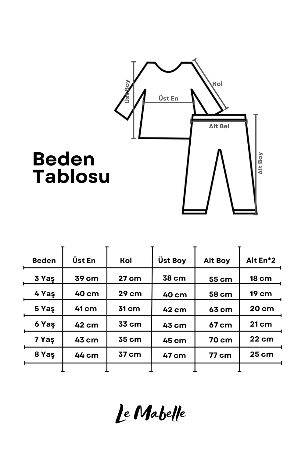 Pembe Desenli Kız Çocuk Eşofman Takımı - Gemma - Image 6