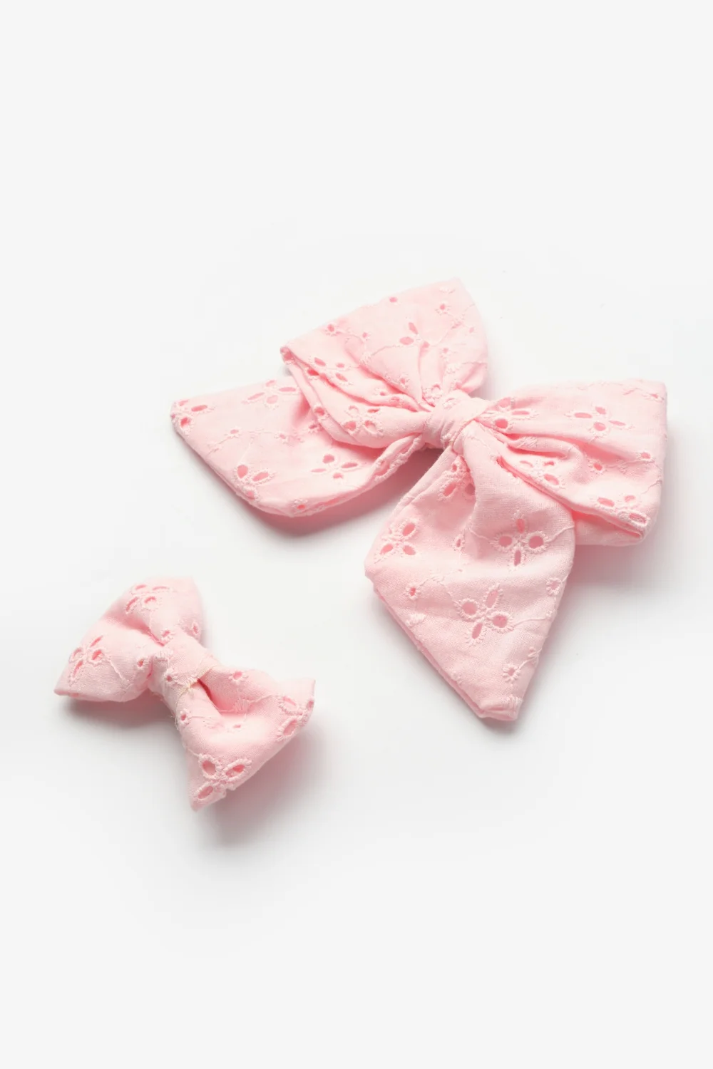 Pembe Fisto Fiyonk Anne Kız Toka Set - Image 2