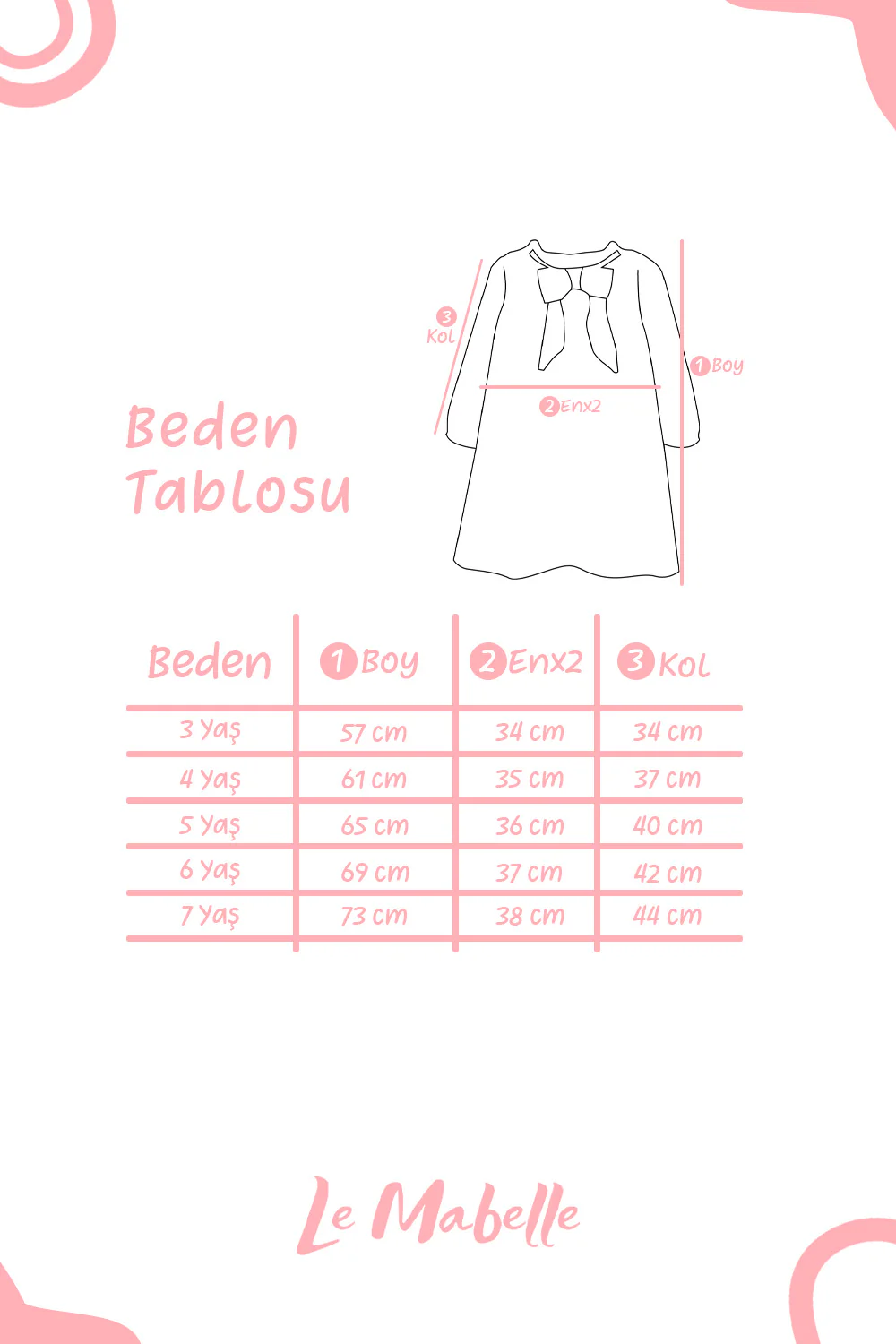 Pembe  Güpür Fiyonklu Kız Çocuk Elbise - Bessie - Image 7