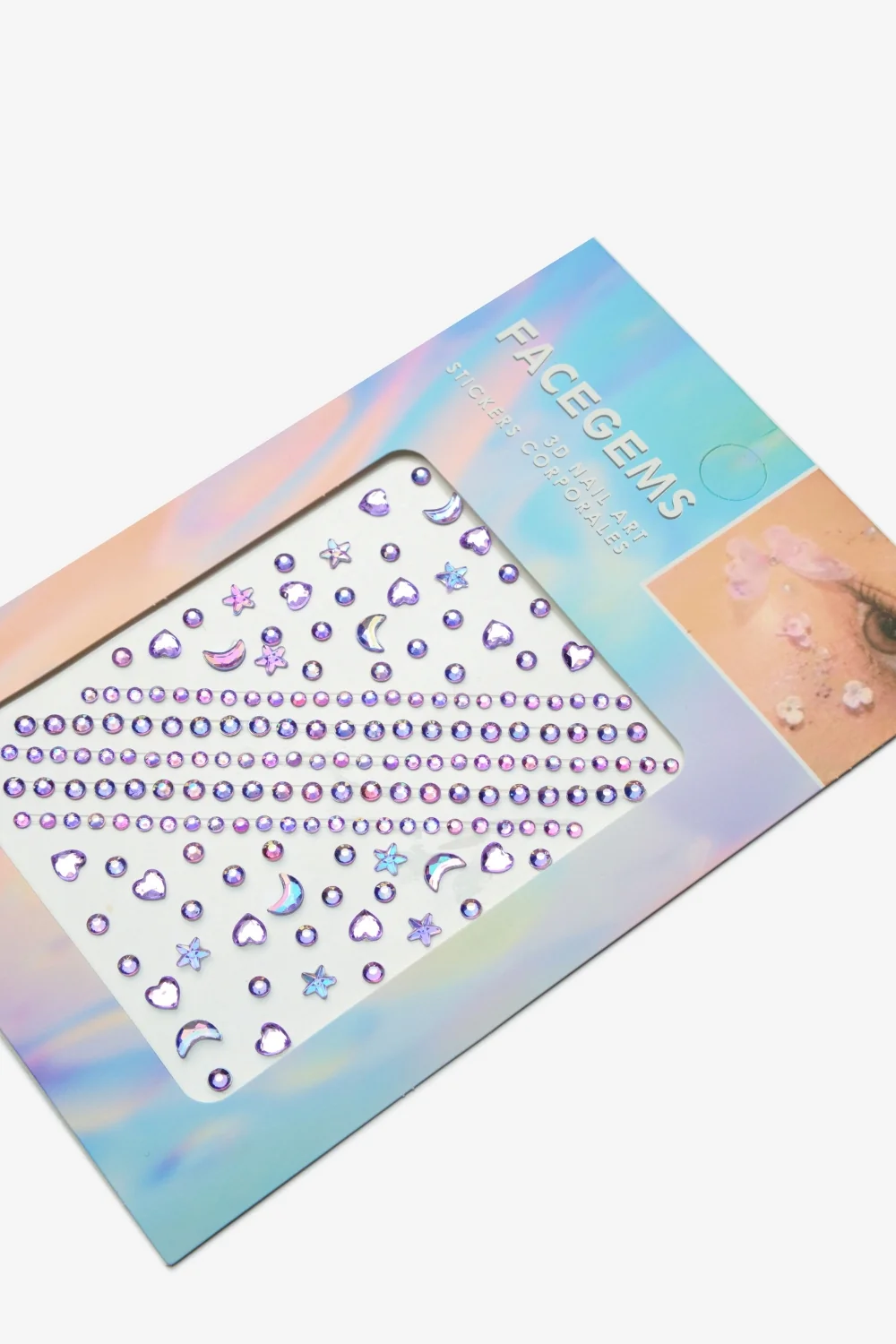 Pembe  Kalp Temalı Kız Çocuk Yüz ve Tırnak Sticker - Image 2