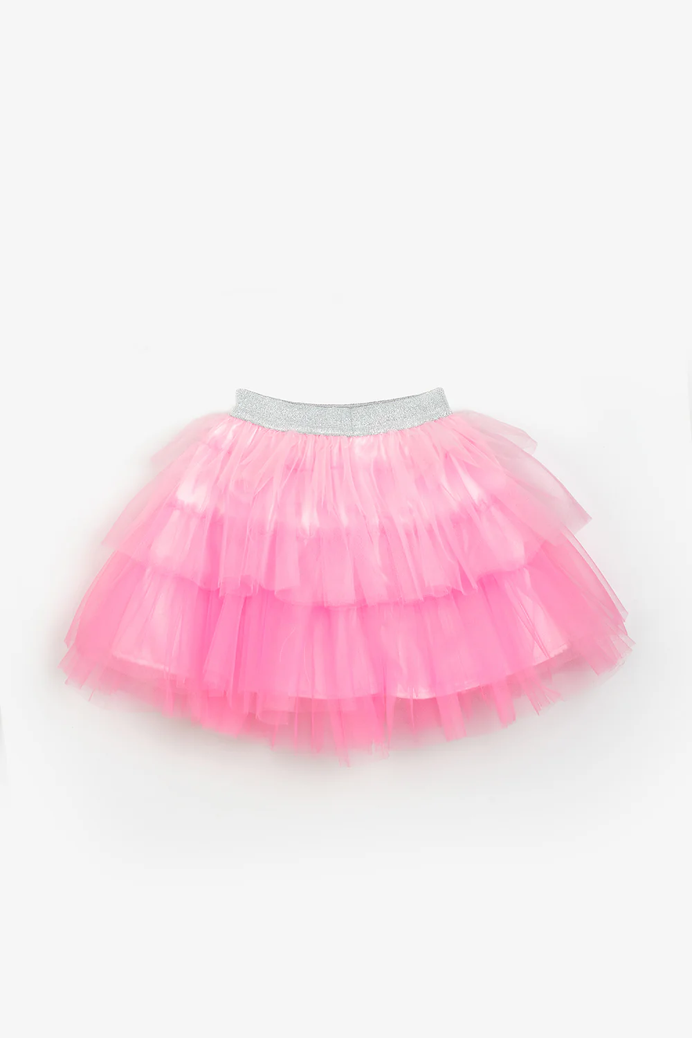 Pembe Katlı Tüllü Kız Çocuk Etek - Almira - Image 6