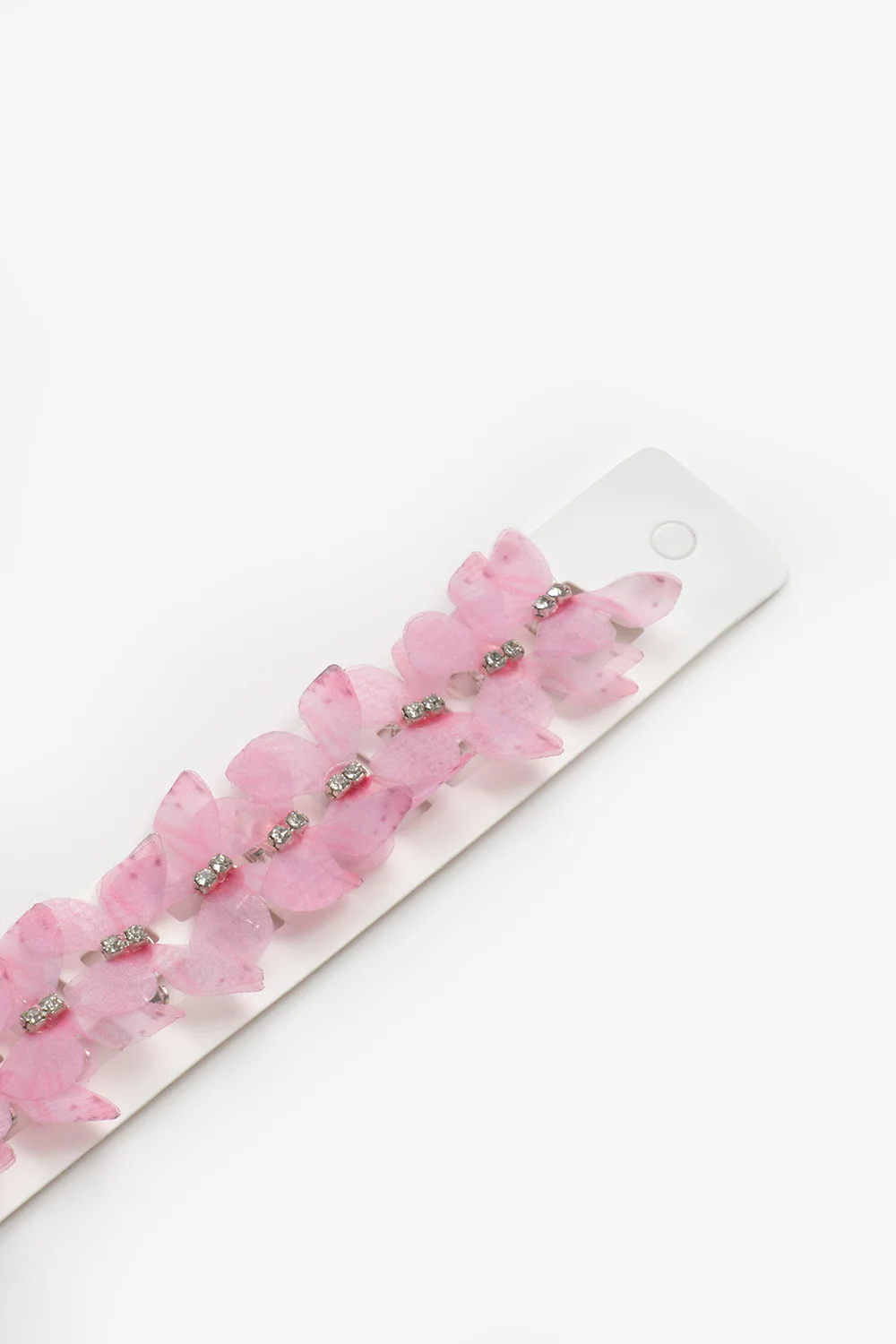 Pembe Kelebek Figürlü 10'lu Kız Çocuk Saç Küpesi - Image 3