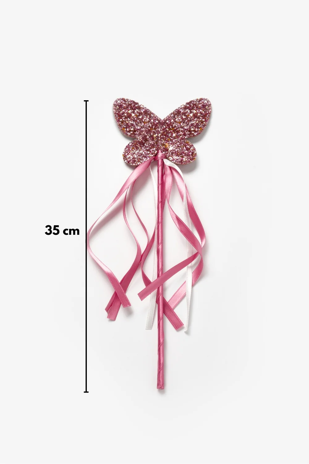 Pembe Kelebek Figürlü Püsküllü Parti Asası - Image 3