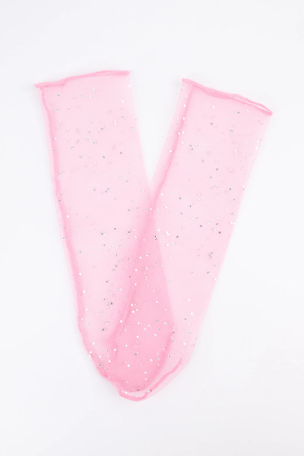 Pembe Küçük Sim Detaylı Kız Çocuk Tül Çorap - Image 2