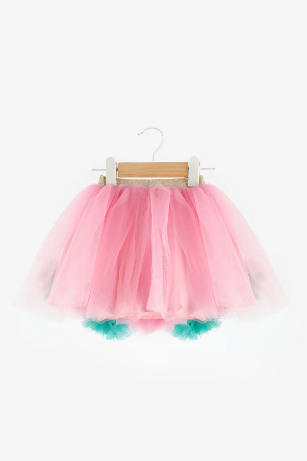 Pembe Ponpon Detaylı Kız Çocuk Etek - Hilda - Image 4