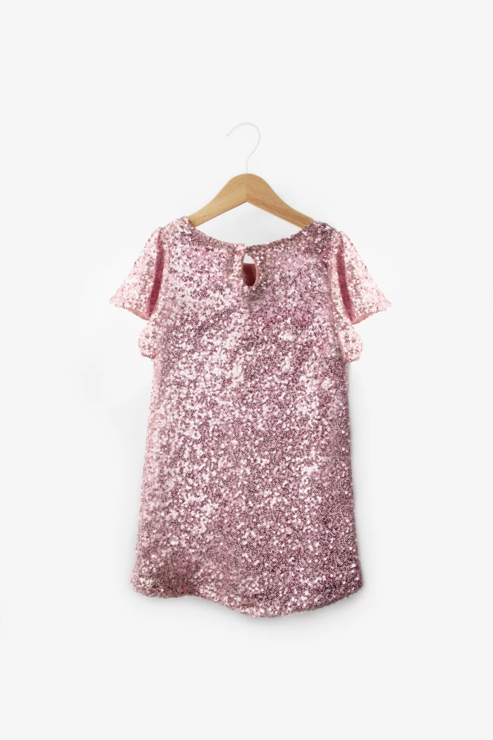 Pembe Pullu Fiyonk Detaylı Kız Çocuk Elbise - Rhea - Image 6