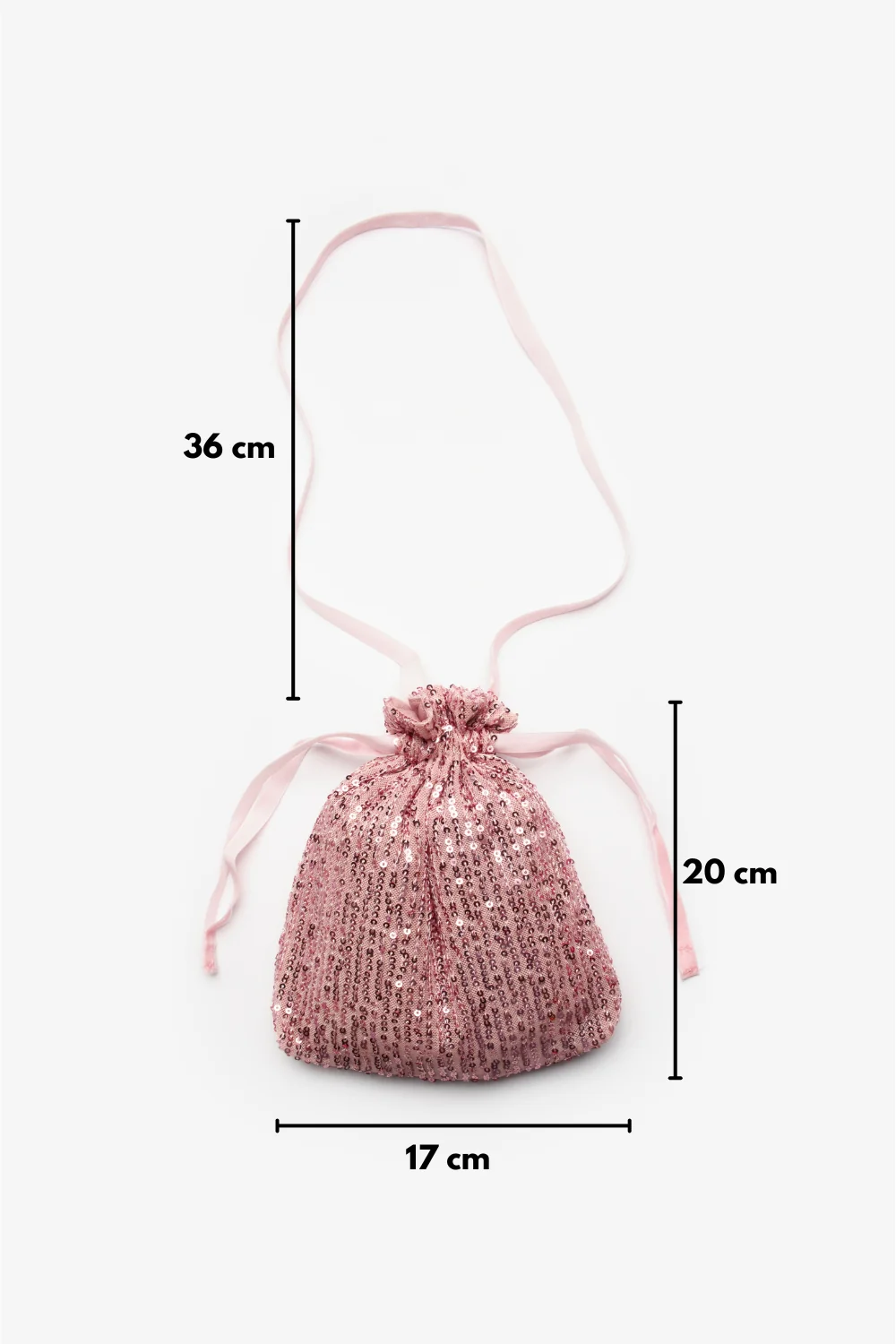 Pembe Sıralı Pullu Kız Çocuk Çanta - Image 3