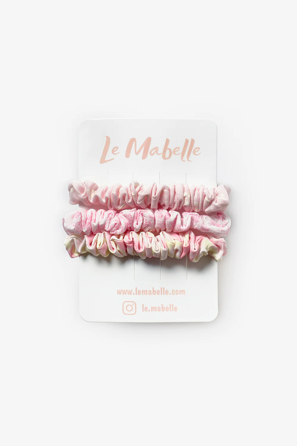 Pembe Tonları 3'lü Fırfırlı Kız Çocuk Lastik Toka