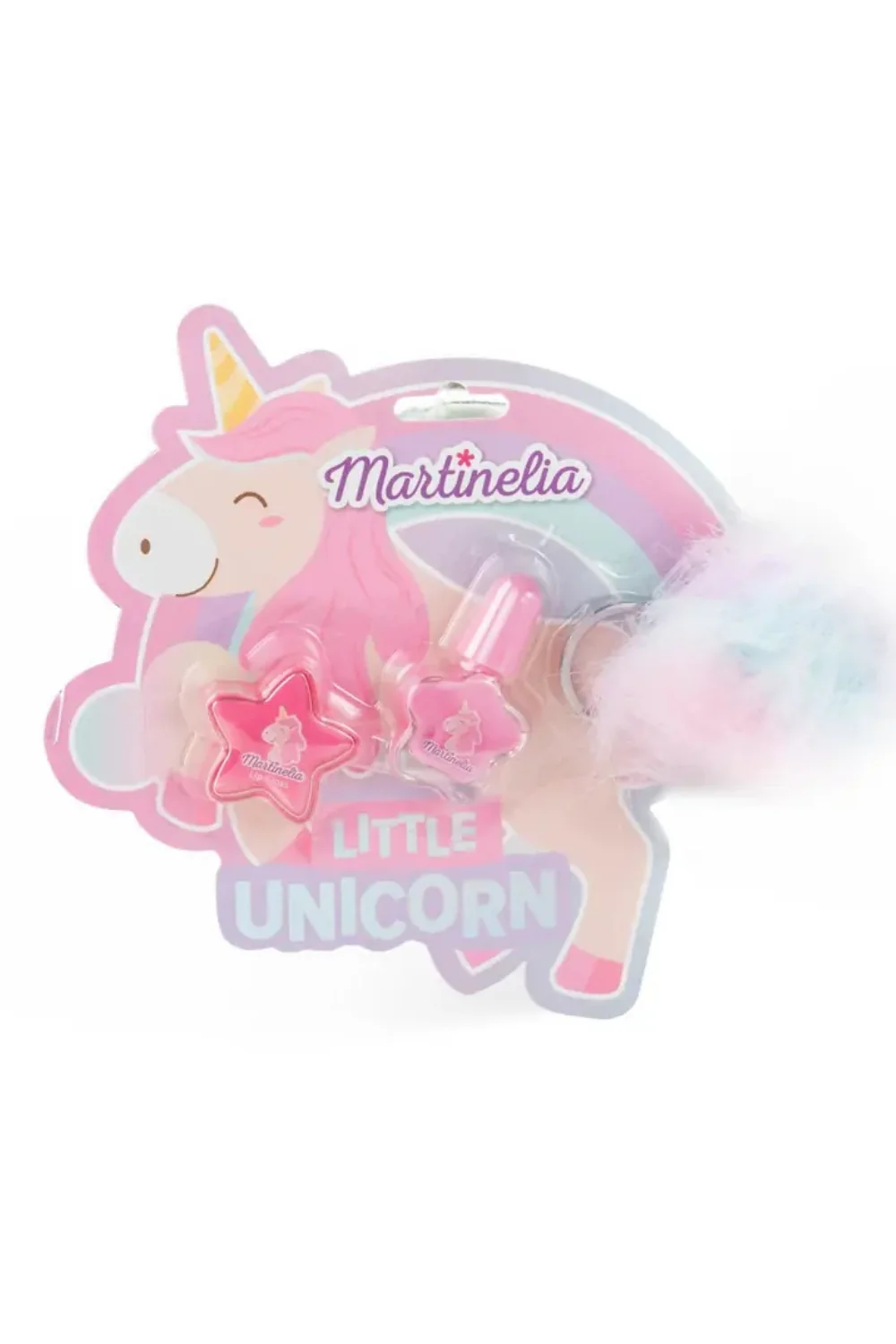 Pembe Unicorn Temalı Makyaj ve Anahtarlık Seti - Image 2