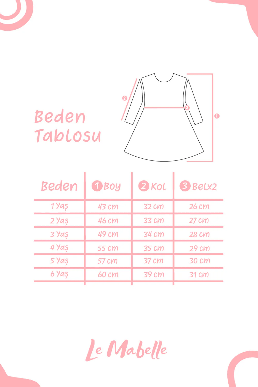 Pembe Uzun Kollu Papatyalı Tül Detaylı Kız Bebek Elbise - Hera - Image 5