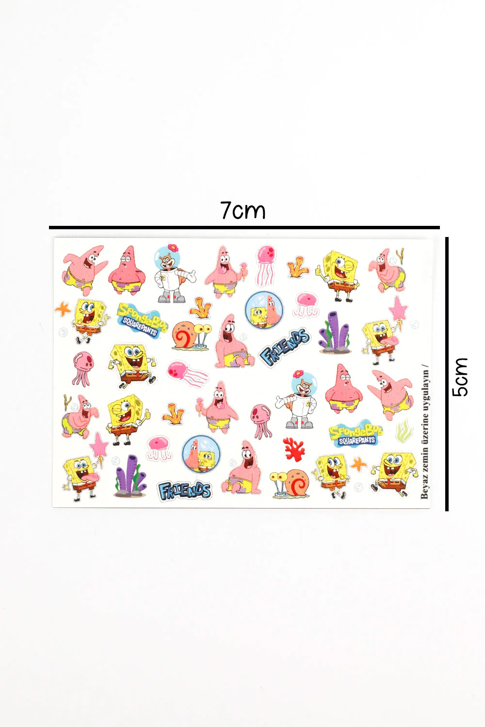 Sarı Kız Çocuk Tırnak Sticker - Image 3