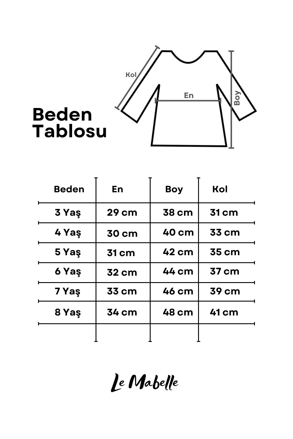 Siyah Uzun Kollu Penye Basic Çocuk Tişört - Image 4