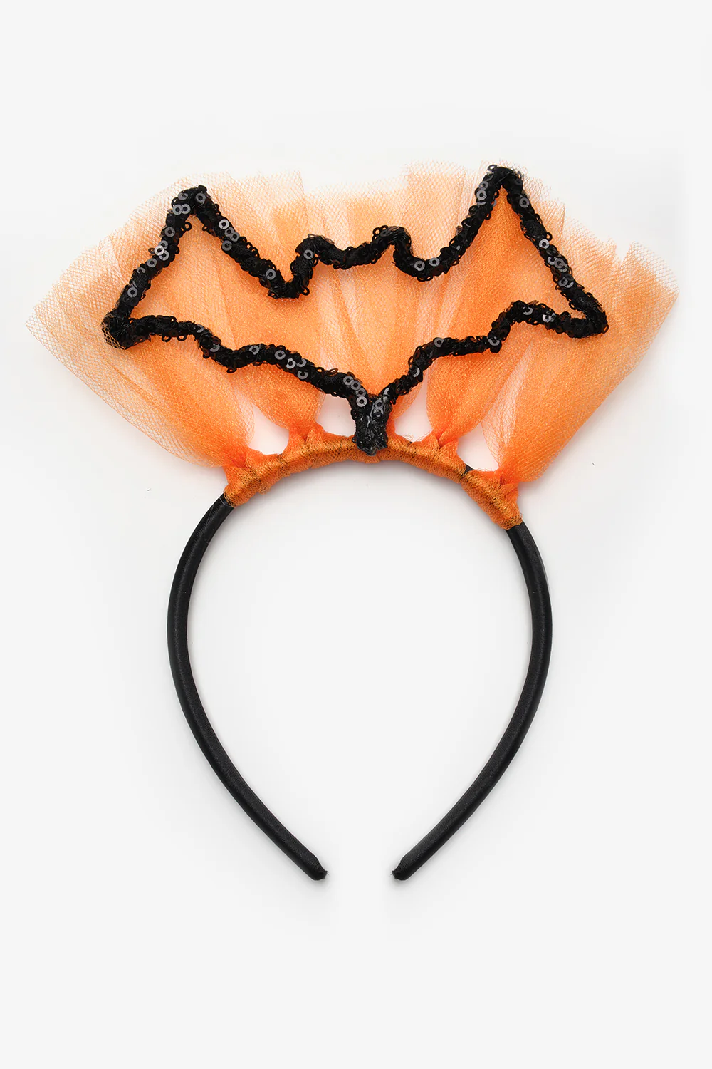 Siyah Yarasa Figürlü Kız Çocuk Halloween Taç