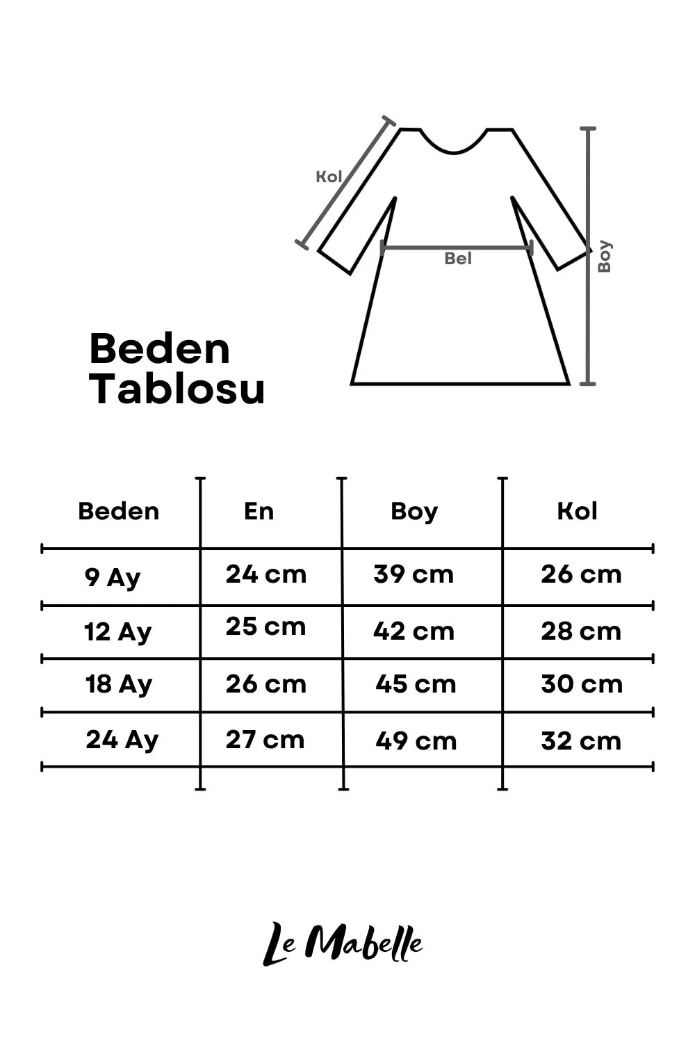 Yeşil  Çam Ağacı Baskılı Tül Etekli Kız Bebek Elbise - Betty - Image 4