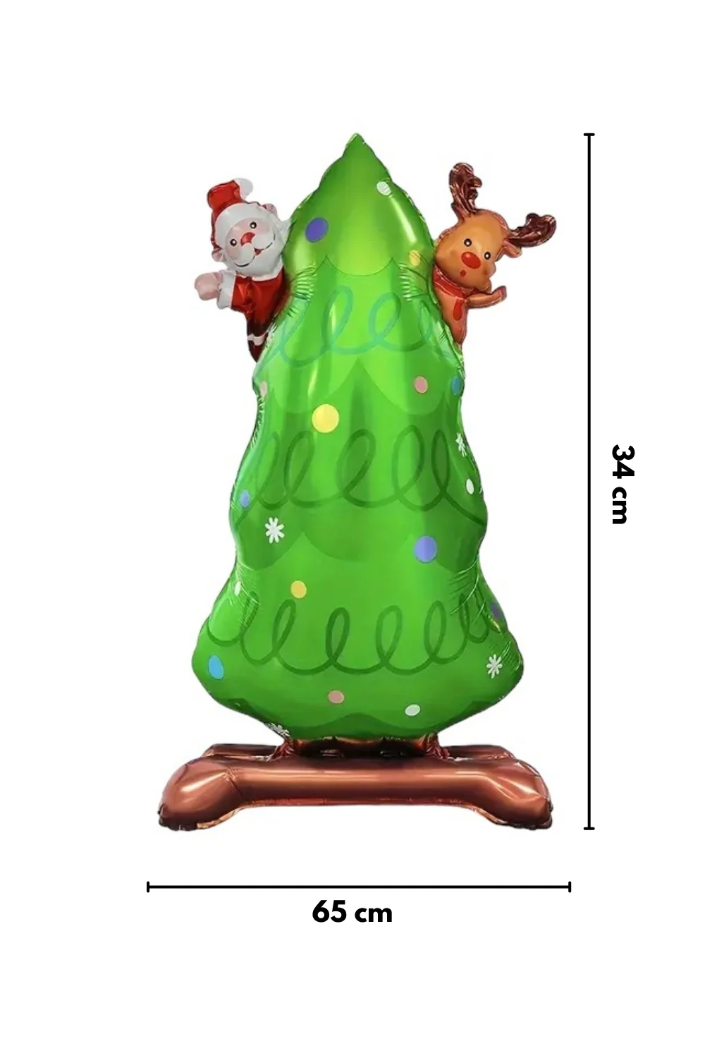 Yeşil Çam Ağacı Model Parti Balonu - Image 2
